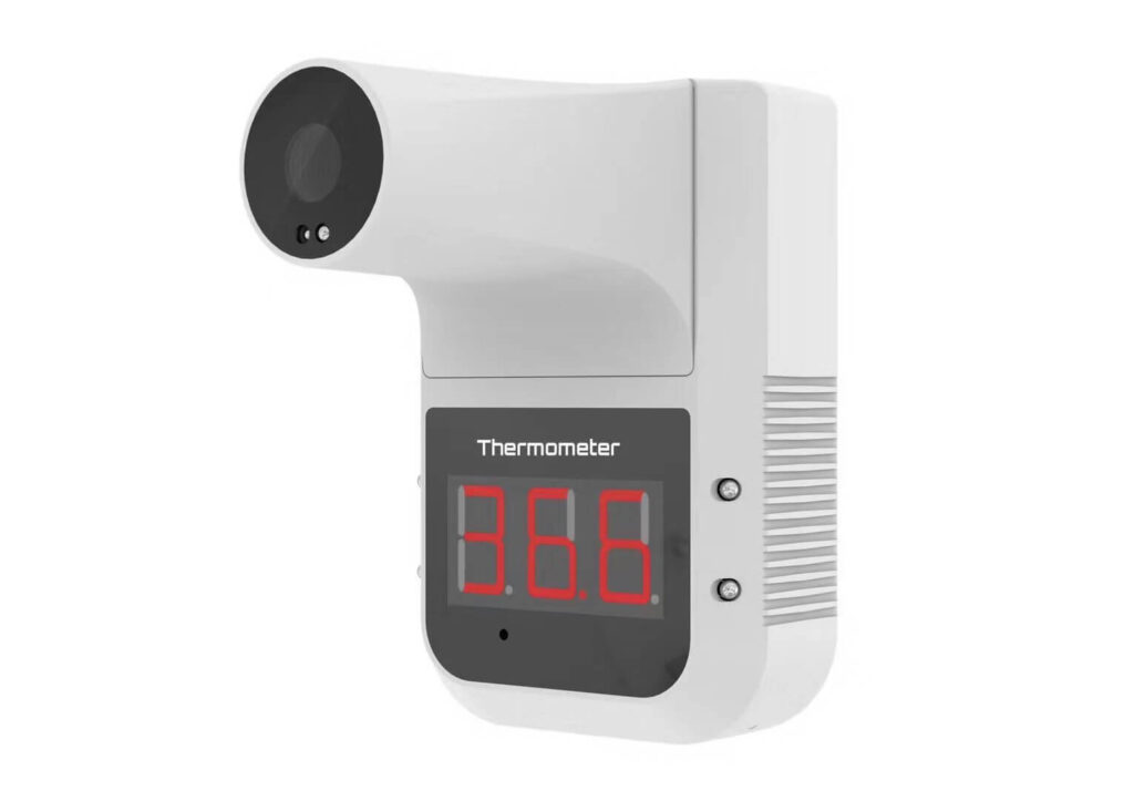 wall mount forehead thermometer