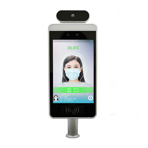 MEILINL AI Facial Recognition Thermometer Terminal Access Control System Body Temperature Measurement Face Recognition Infrared Tablet Camera 